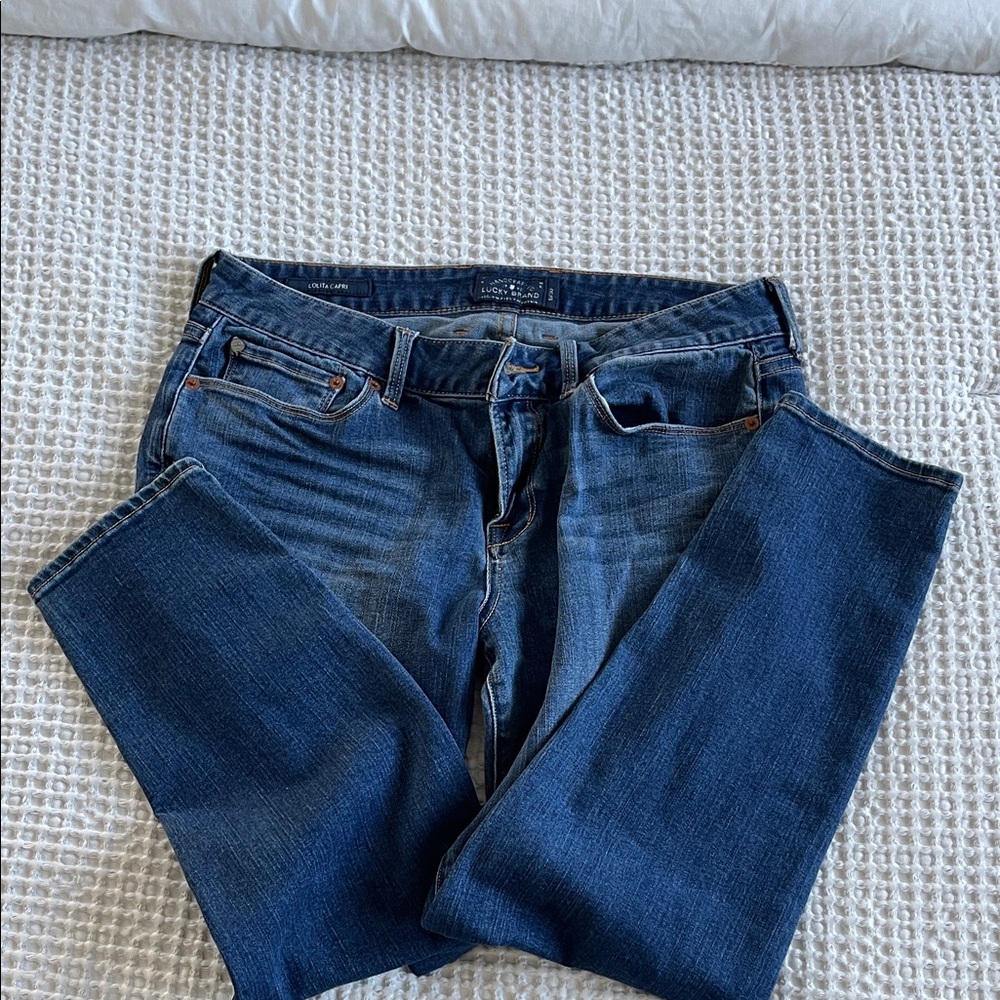 Lucky brand women’s capri jeans